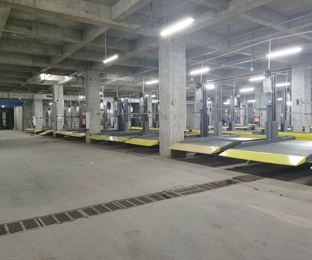 合山市雙柱升降式立體停車庫改造