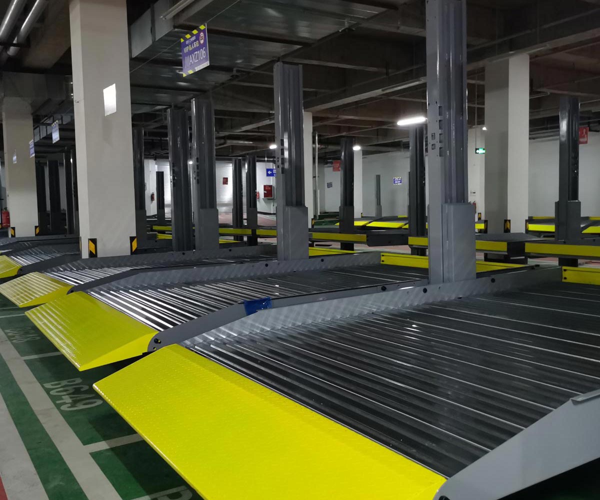 達州市2層簡易式機械式立體車庫安裝