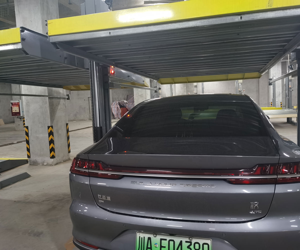 二層升降式停車立體車庫價格